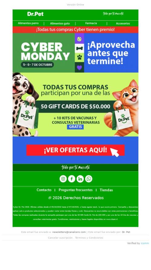 🎁 ¡Tus compras Cyber pueden tener premio!