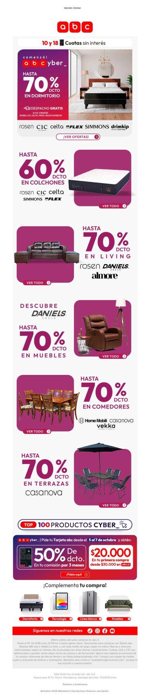 🏡 Cyber para renovar tu hogar y disfrutar al aire libre