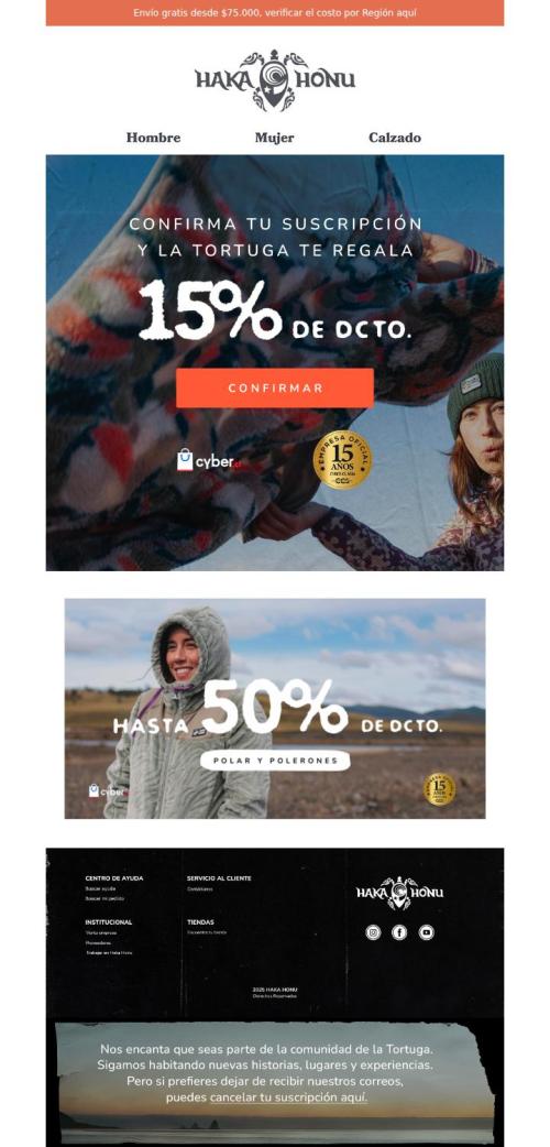 15% extra este Cyber confirmando que sigues con nosotros