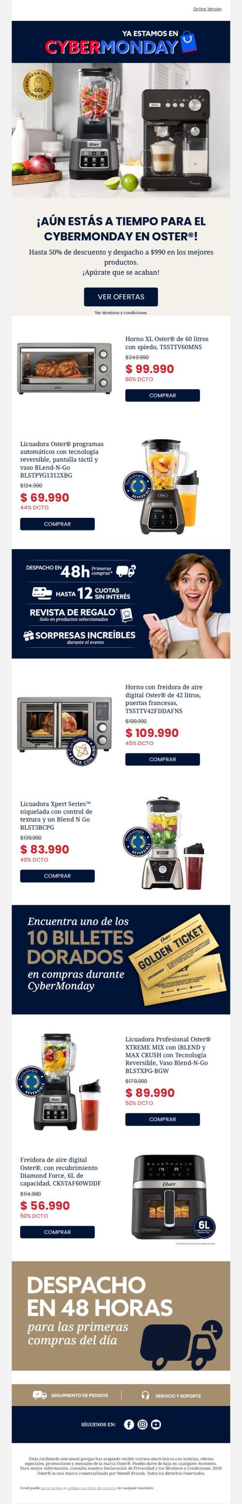 🚨!Aún estás a tiempo para el Cyber Monday! 