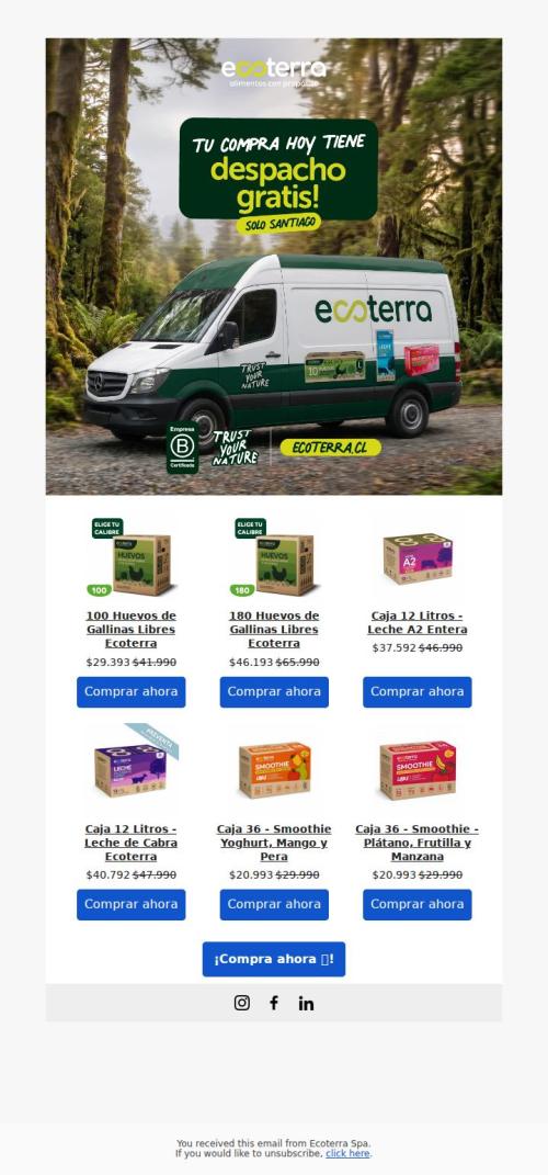 ¡OFERTA FLASH! Despacho GRATIS por 1 hora 🤩