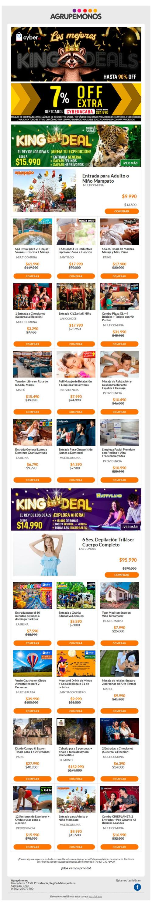 ⚠️ -7% EXTRA en TODO CYBER ⏰¡ÚLTIMAS HORAS! ✙ Cuotas SIN Interés