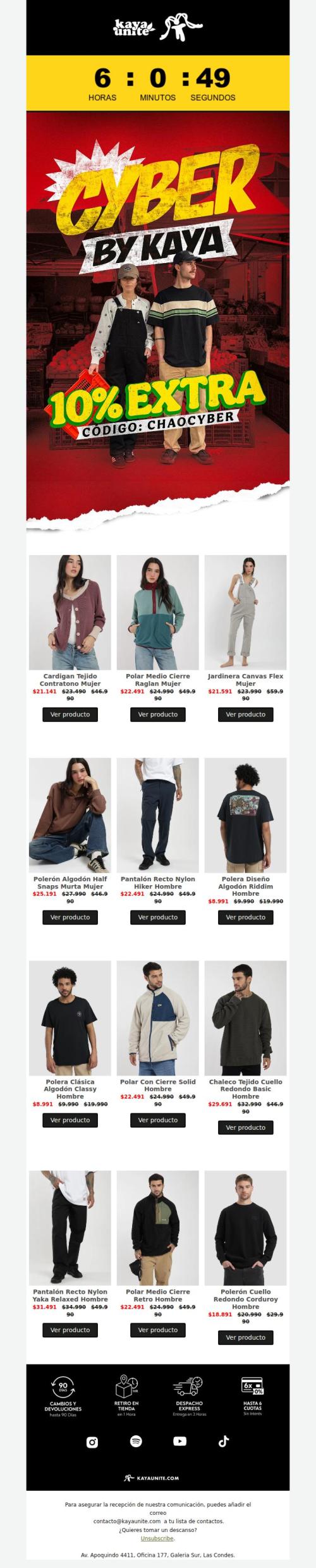 10% Extra - Últimas Horas