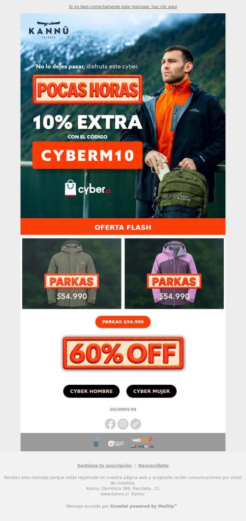 ¡Cyber está por terminar! Usa el cupón de regalo 🎟