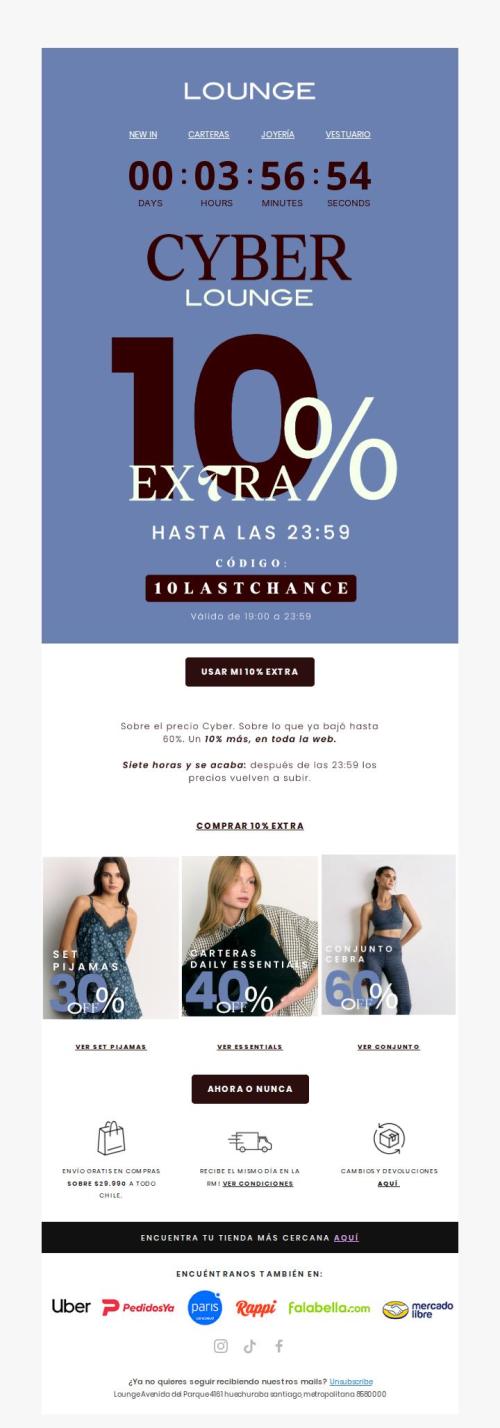 Últimas horas ⌛ 10% EXTRA hasta las 23:59