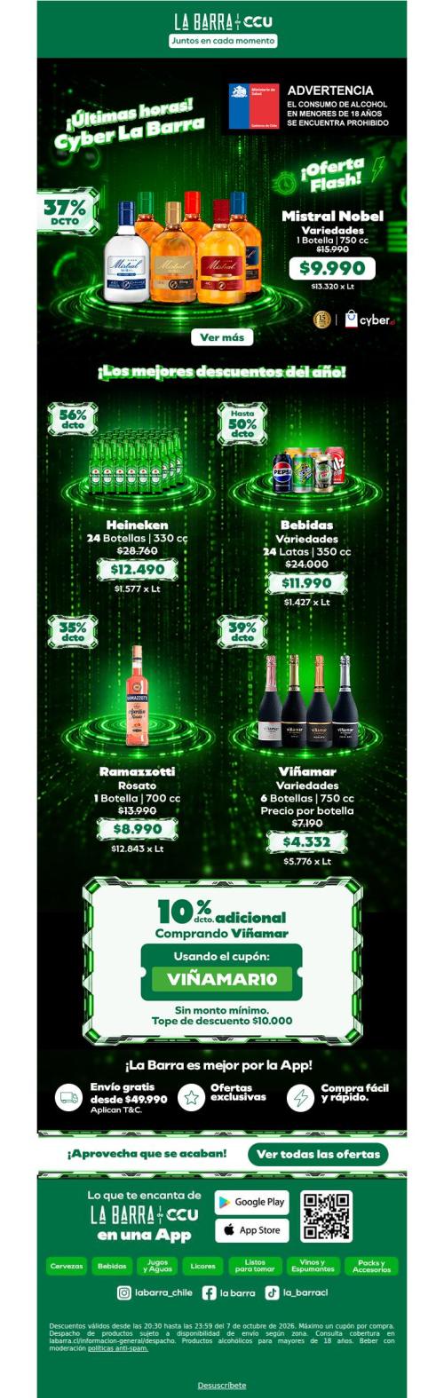 Hasta 60% dcto. ¡Cada vez queda menos! ⏳