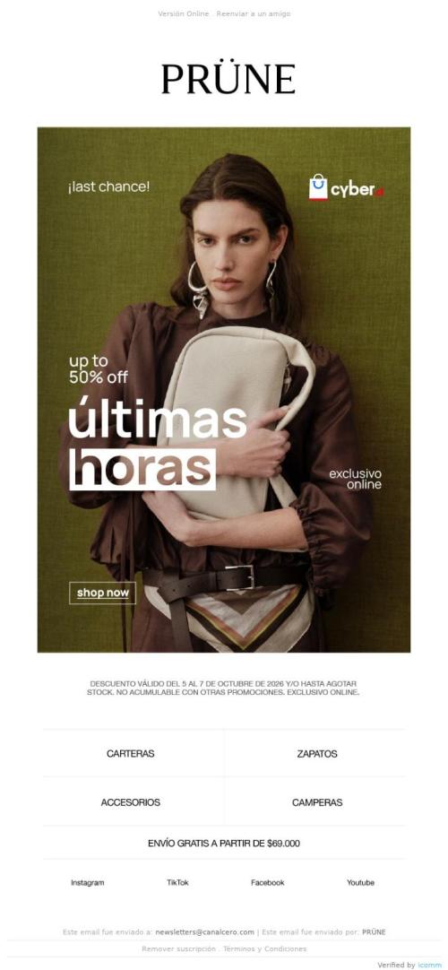 Se termina el Cyber Monday! Hasta 50%OFF 