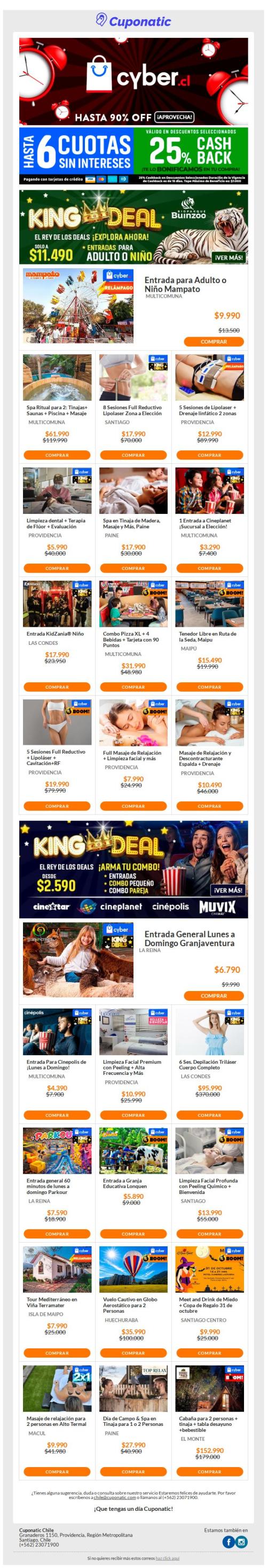 ¡ÚLTIMAS HORAS! ⏰ ADIÓS CYBER: 25% EXTRA ✙ Cuotas SIN Interés