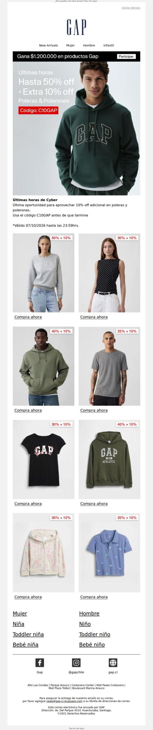 ¡Últimas horas! Hasta 50% OFF 🚨