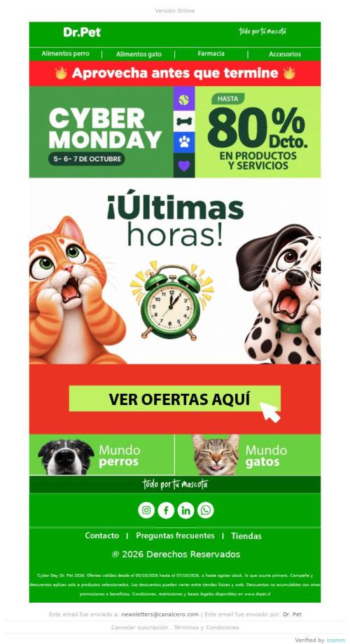 ⏰ ¡Se acaba! Últimas horas Cyber