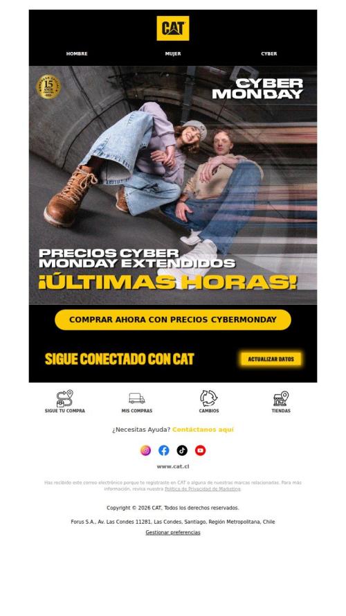 CYBERMONDAY SIGUE. Si te lo perdiste, estás a tiempo!