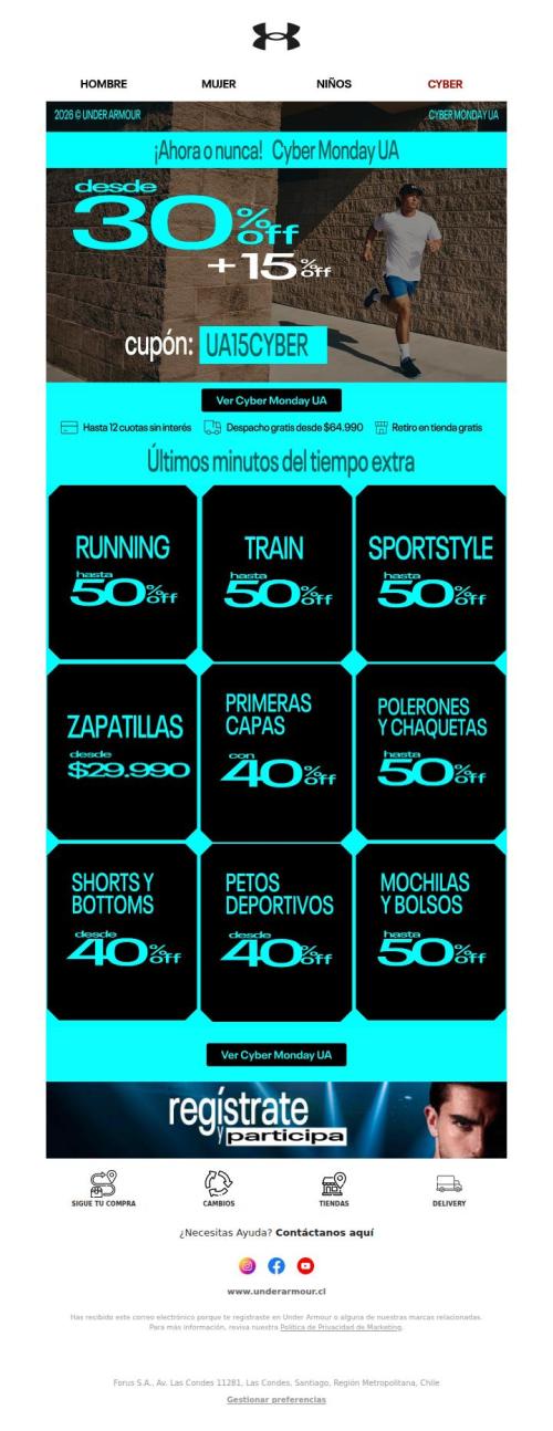 ¡Aún estás a tiempo! Cyber Monday⌛