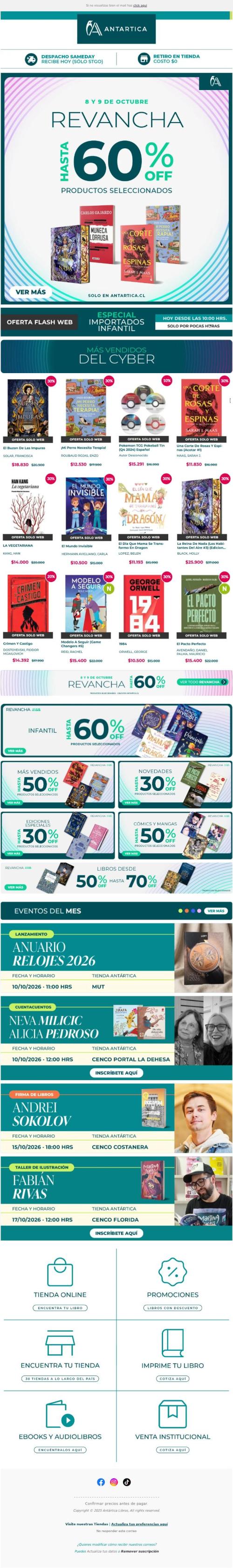 ¿No alcanzaste el Cyber? 😱 ¡Llegó la REVANCHA! 😍 Hasta 60% OFF