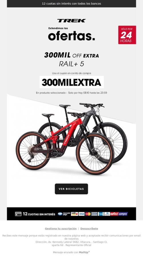 ⚡ SOLO POR HOY! $300.000 EXTRA en tu Rail eléctrica