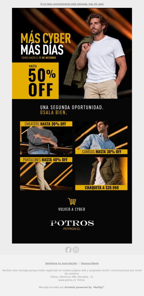 ¡Más días, más cyber!⚡️ Extendimos los descuentos