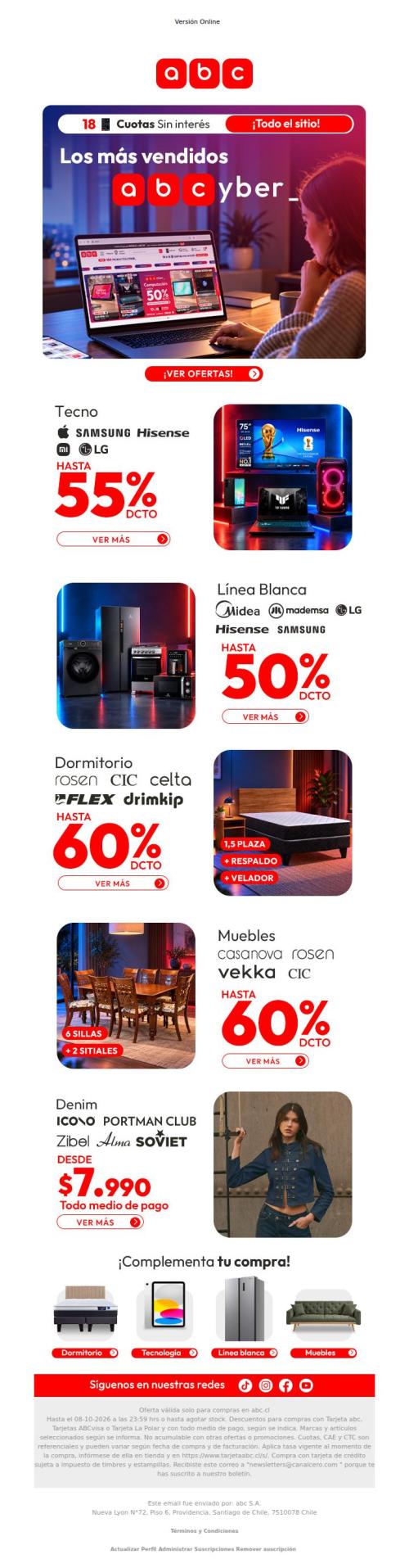 🔥 Los más vendidos del Cyber todavía te esperan