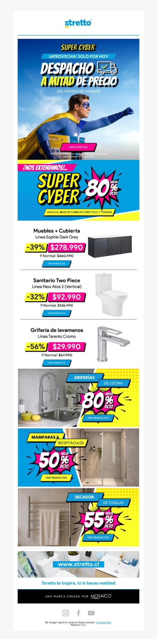¡SOLO POR HOY! 🚚 Despacho a MITAD de precio
