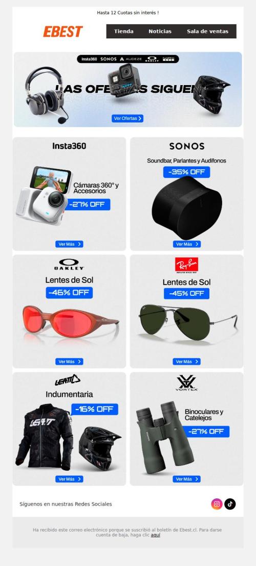 ¡Aprovecha! Aún nos quedan ofertas | Hasta 12 cuotas sin interés