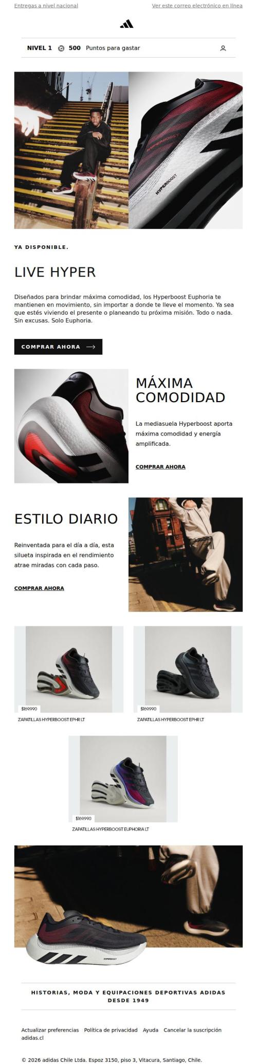 Llegó Hyperboost Euphoria