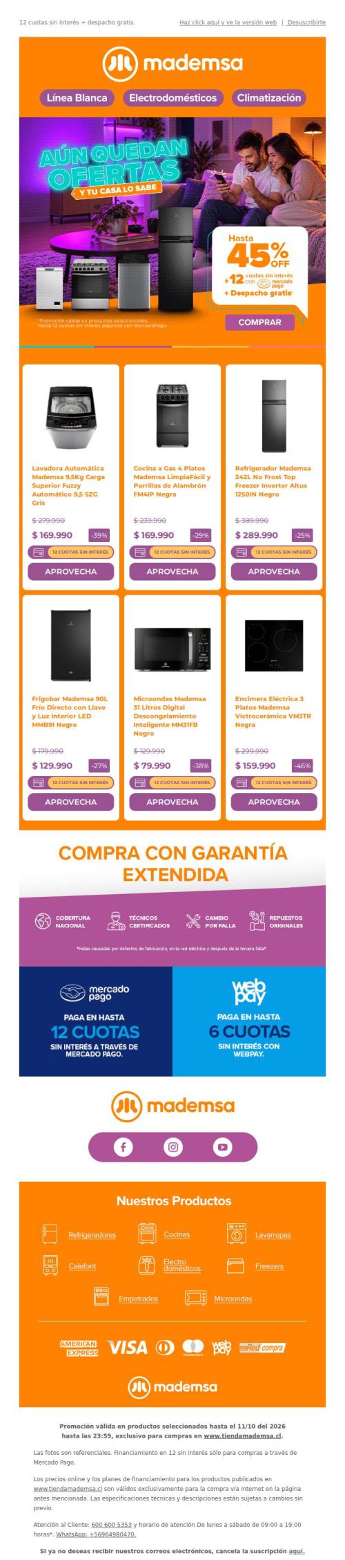 🔥 ¡Aún quedan ofertas! Hasta 45% OFF🔥 ¡Aún quedan ofertas! Hasta 45% OFF