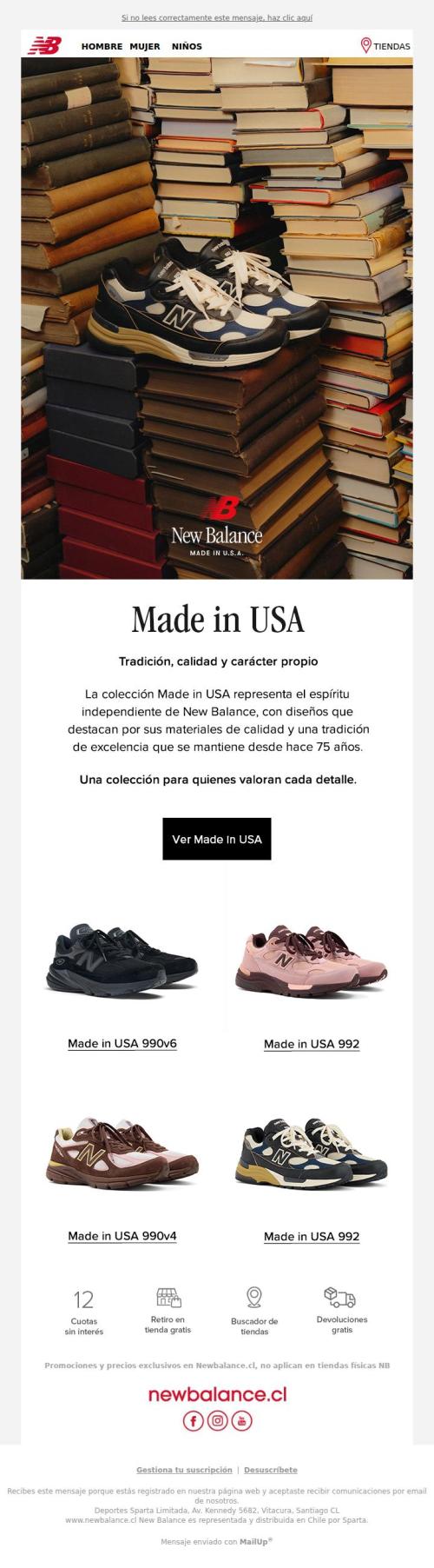 Made in USA: Nuevos colores