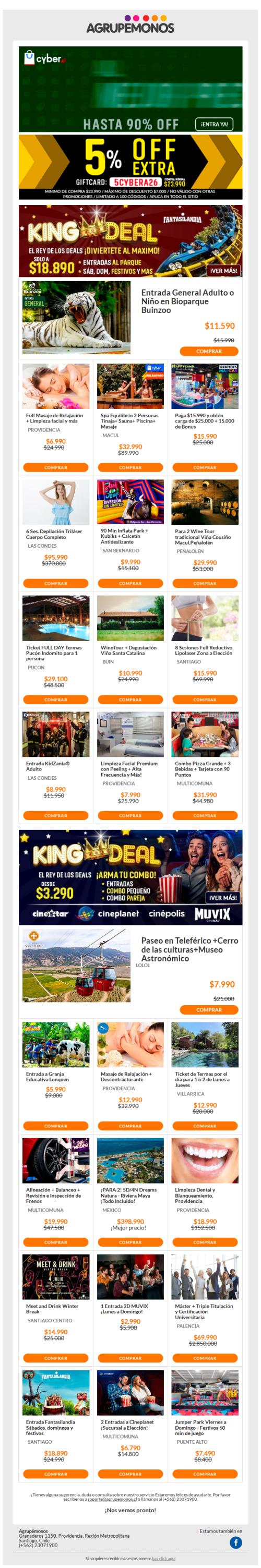 -5% EXTRA LO ✙ VENDIDO REBAJADO ➨ Fantasilandia♛ Buinzoo | Cines