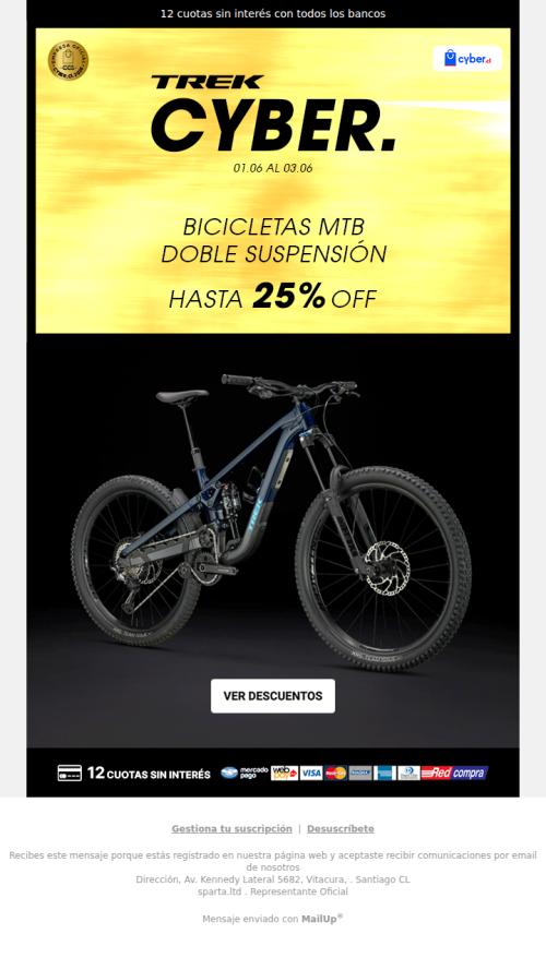 🚵 Doble Suspensión Trek hasta 25% OFF