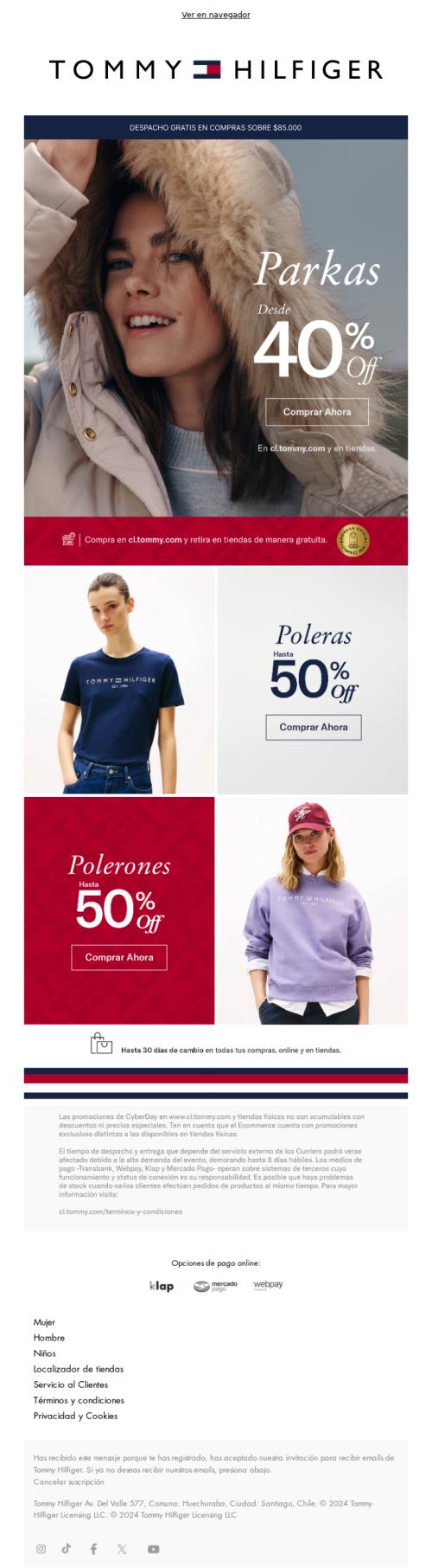 ✨ Cyber Tommy Mujer: llegó el momento de renovar tu look