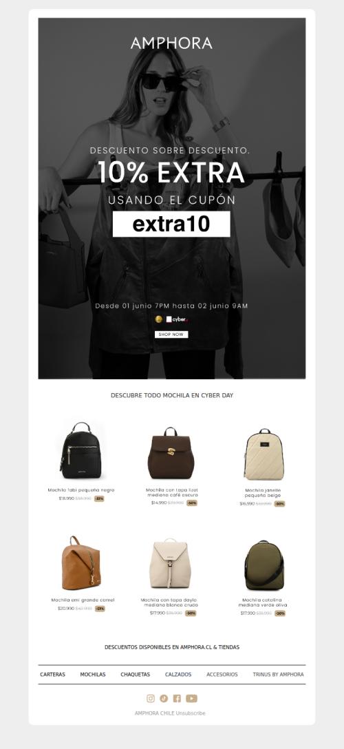 10% EXTRA - Descuento sobre descuento. Por tiempo limitado