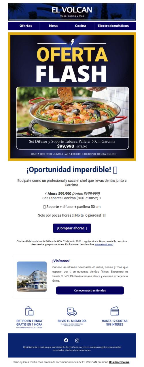 ⚡¡Oferta Flash!⚡ Paellera Garcima 🥘👨‍🍳