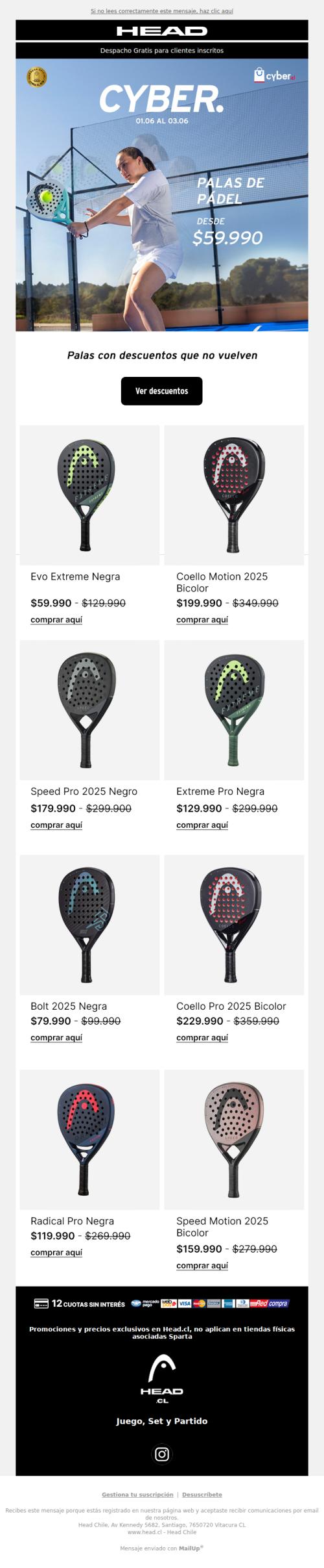 🎾 Cyber en Palas: desde $59.990