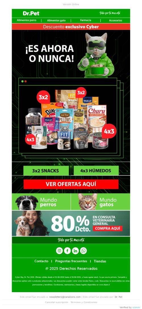 ¡Snacks y húmedos en 3x2 y 4x3! Hoy toca regalonearlos 🐾