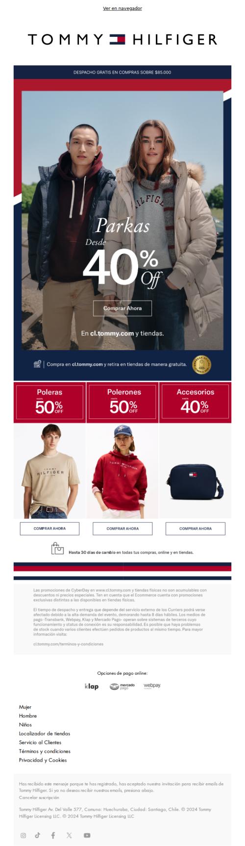 ⚡ Cyber Tommy: Imperdible, hasta 50% off en tus favoritos