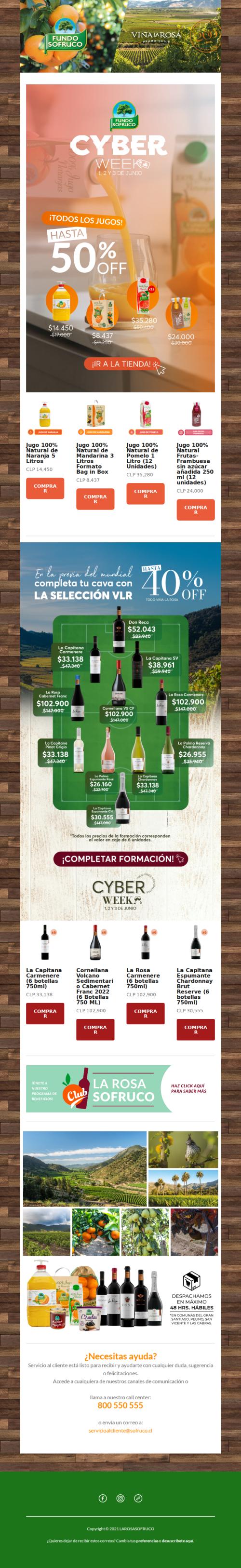 Llegó lo más natural del Cyber con Fundo Sofruco 🍊💦