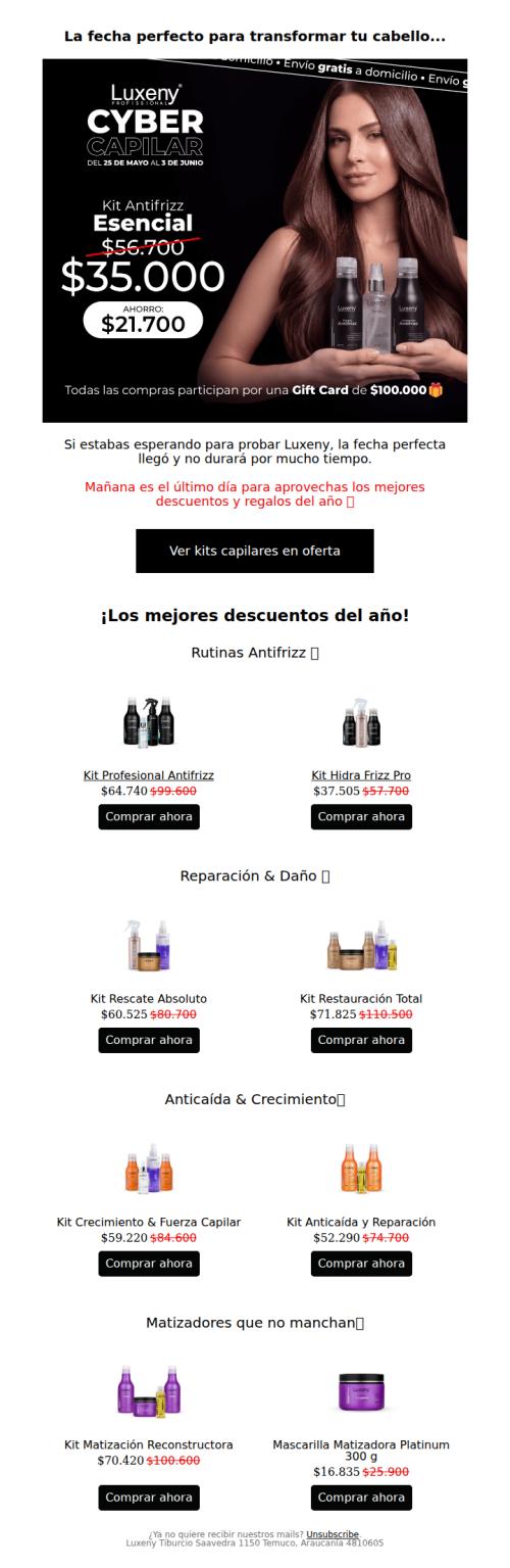 Ofertas CYBER solo hasta mañana 😭
