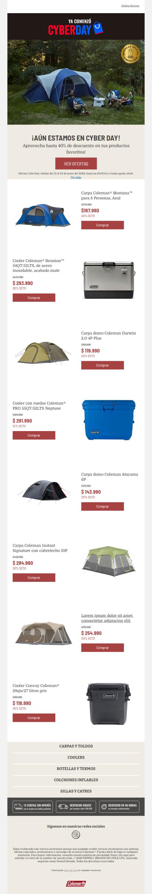 🚨 Aún estamos en Cyber Day