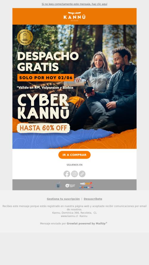 Cyber Kannú + Despacho gratis 🚛⛰