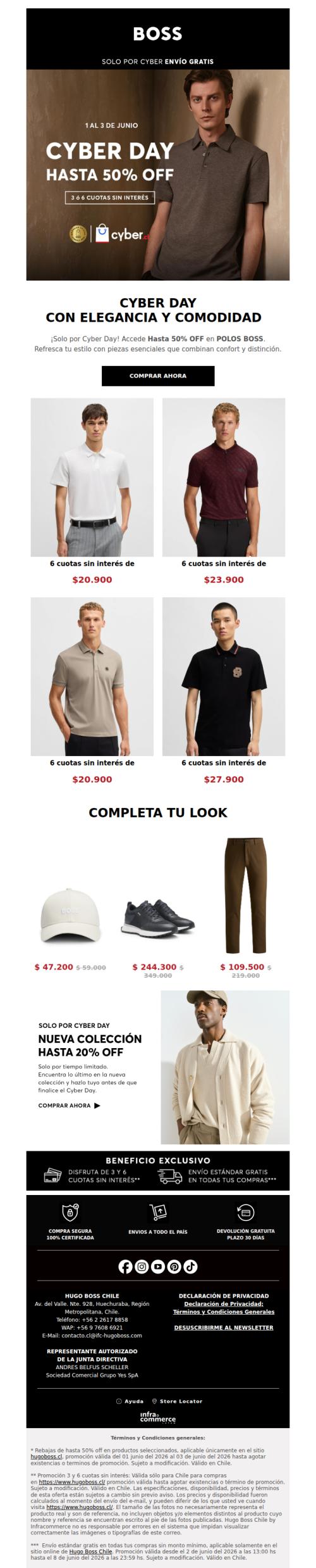 ¡No te lo Pierdas! Polos BOSS con Hasta 50% OFF