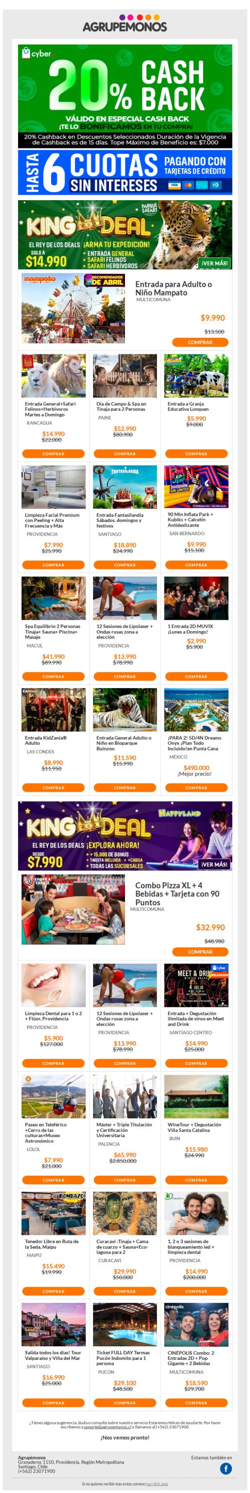 Bajamos Precios CYBER➠ 20% EXTRA✅Parque Safari♛ Mampato | Happyland