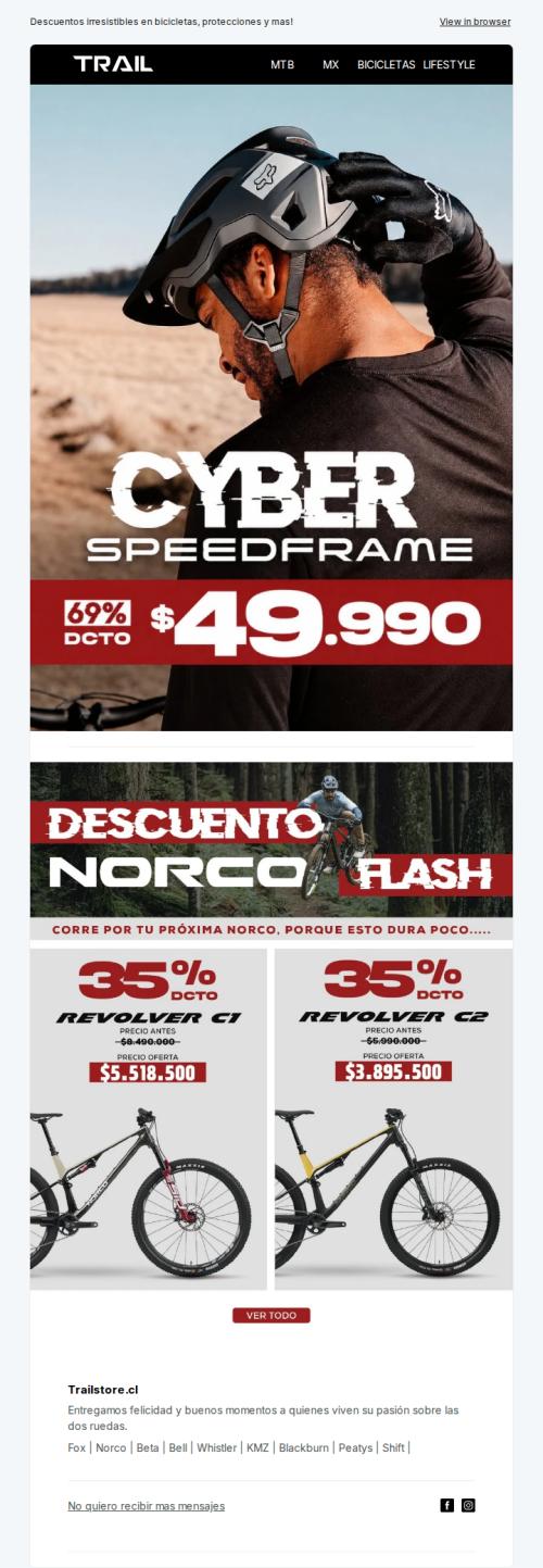 Oferta FLASH Cyber TRAILLLLLLLL 🔥🔥🔥