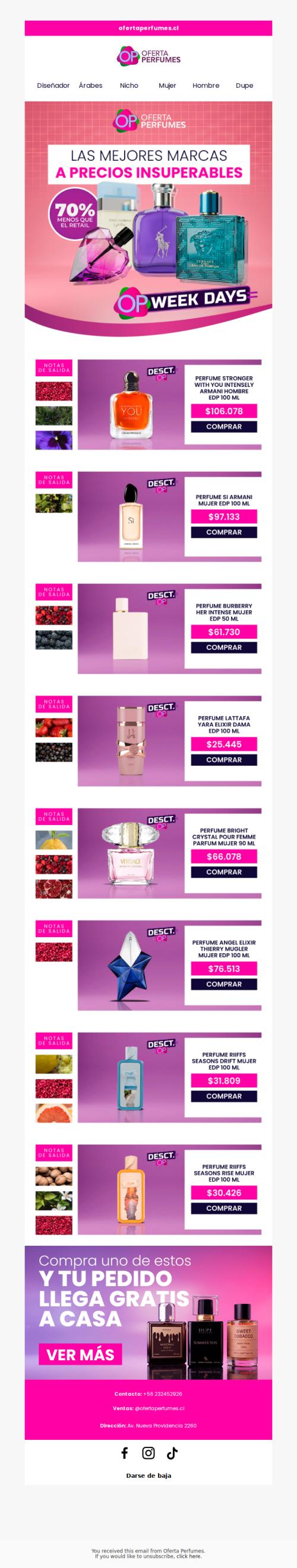 ⏳ Últimos días de Oferta Perfumes