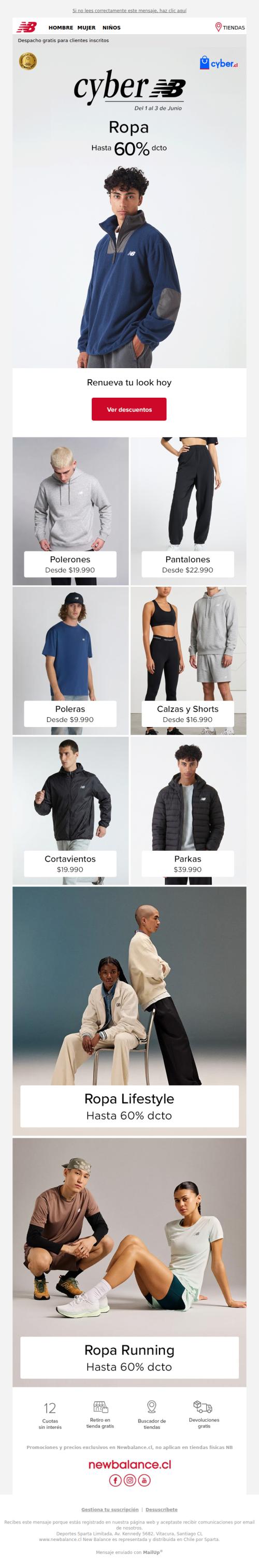 Ropa Cyber Hasta 60% Dcto⚡Corre antes que se agoten