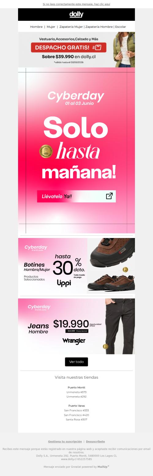  🚨Solo Hasta Mañana!!🚨 