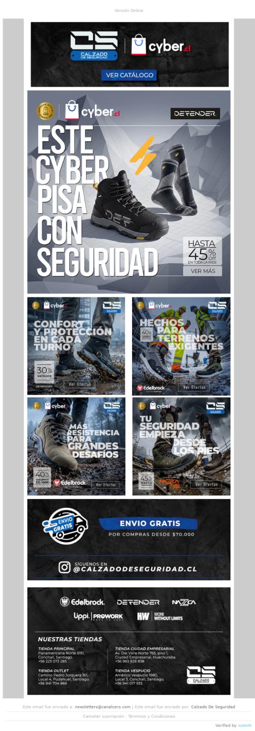 🥾 ¡Aprovecha hasta 45% OFF en Calzado de Seguridad! 🚀