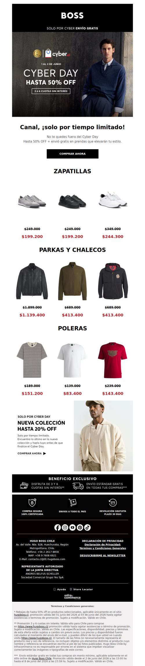Aprovecha Hasta 50% OFF + Envio gratis en Cyber Day