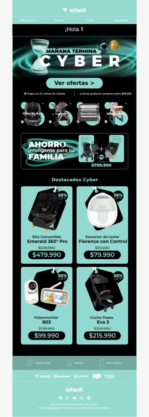 Mañana termina el Cyber 😱 🔥