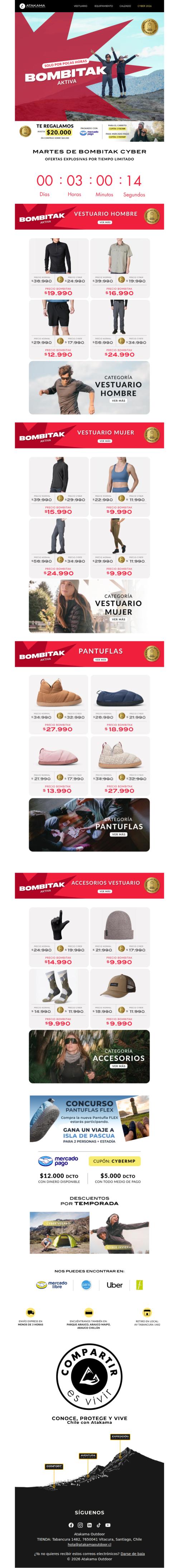 💣 BOMBITA AKTIVA: Vestuario + Pantuflas FLEX 💥