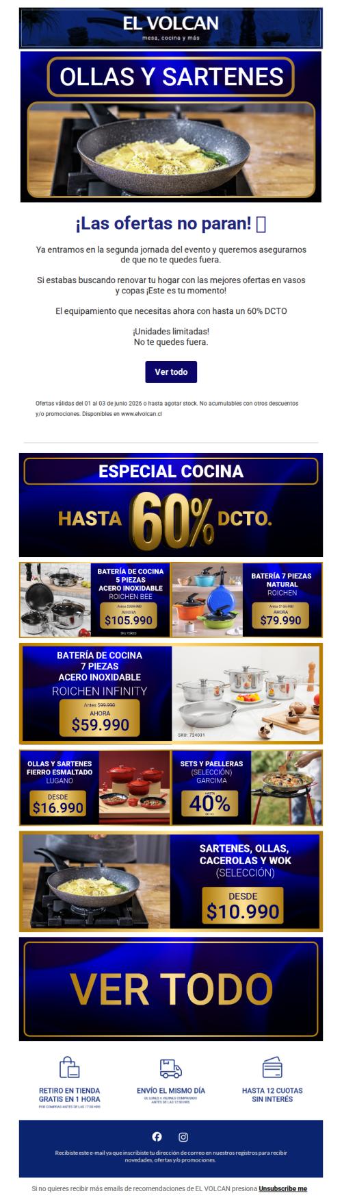 Todo para tu mesa y cocina Hasta 60% DCTO