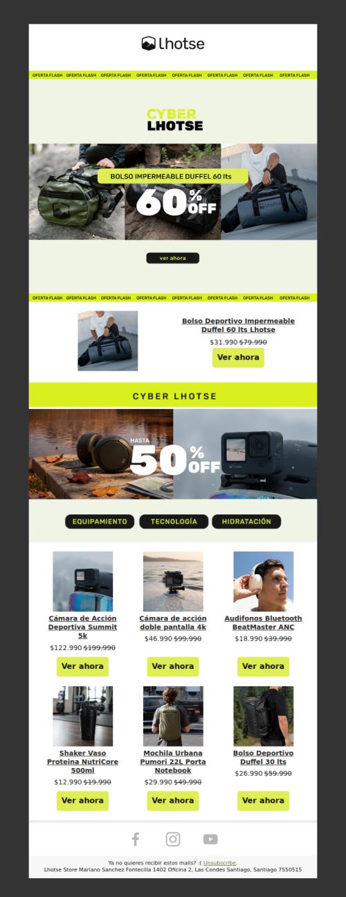 Cyber Lhotse sigue con descuentos épicos ⚡