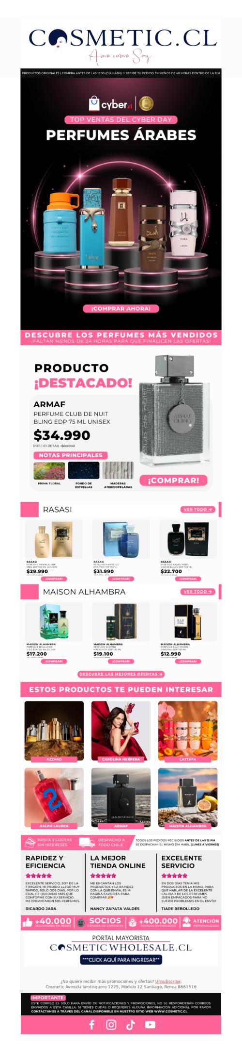 Lo mejor en perfumes árabes 🔥 ¡Hasta 60% OFF! 🔥